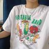 6023 Женская футболка с принтом овощей Harajuku Streetwear эстетика Графическая футболка С коротким рукавом Смешные Женские Топы Одежда