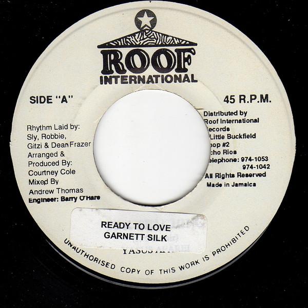 7-дюймовая пластинка GARNETT SILK Ready For Love NONE Roof Internatio Ямайка Регги Ска Даб Б/у
