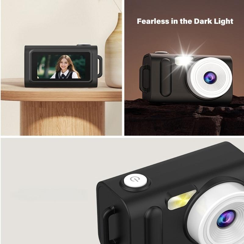 Mini Keychain Camera 1080P Mini Thumb Sized Camera Keychain Video Camera Camcorder for Students Kids Travel Outdoor
