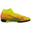 Nike Mercurial Superfly 7 Удобные TF (Резиновые шипы) Прочные Футбольные Бутсы Мужские кроссовки Лимонно-Желтые BQ5435-703