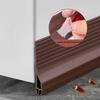 1 шт. 1 м / 39,37 дюйма Уплотнительная лента для нижней части двери Гибкая TPE Ветрозащитная Насекомые-защитная Шумоподавляющая Домашний Стопор от сквозняков Уплотнительная лента