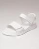 Sandals with Two Velcro Straps Lifexpert 10372 36 White Leather