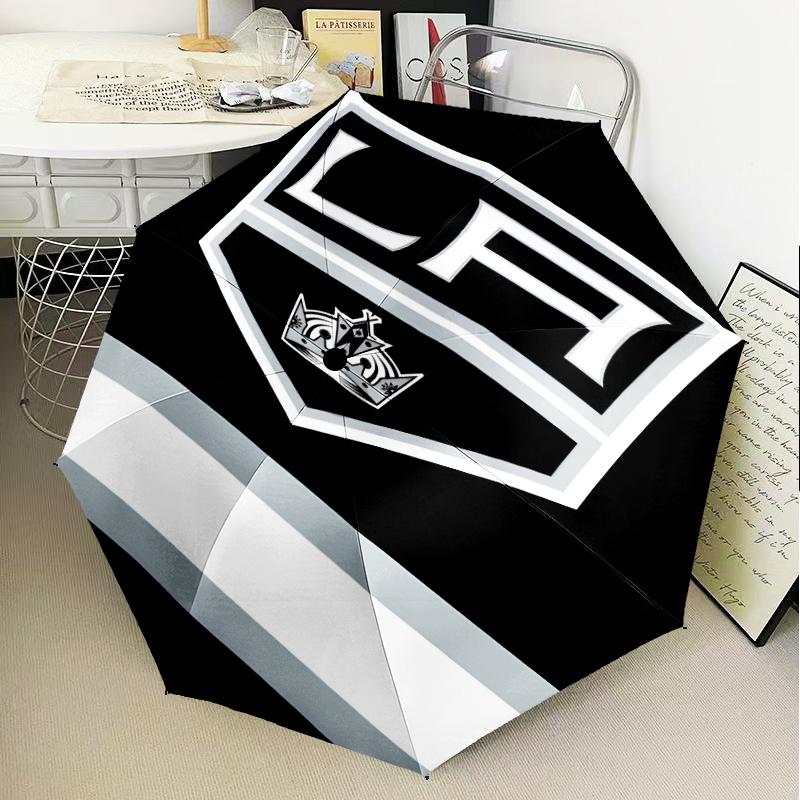 Angeles king Crest Umbrella Folding umbrella, automatic umbrella 8-Frame for Travel, camping Use Gift for Halloween Christmas