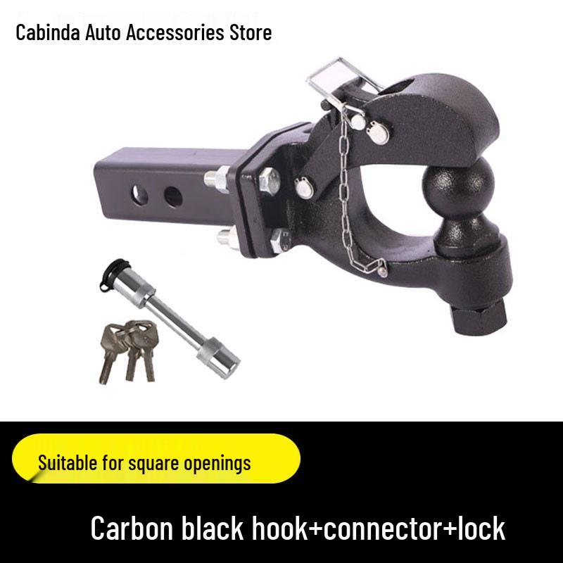 Совместимо с буксировочными крюками для Ford Bronco RV, буксировочными крюками «Голова тигра с квадратной пастью» и фаркопами.