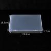 Rectangle Plastic Box Pp Transparent Box Square Packaging Plastic Box B04 Large Storage Flat Box Cross-Border 1.7Cm