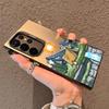 Чехол для телефона 'Горный Граффити' для Samsung Galaxy S25 Edge S24 S23 S22 S21 S20 Ultra Силиконовый Серебристый Чехол