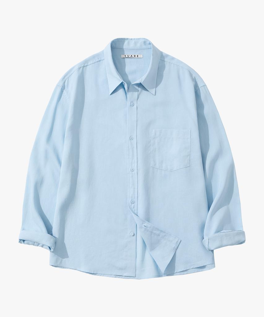 SUARE Tencel Linen Crop Shirt - 6 Colors