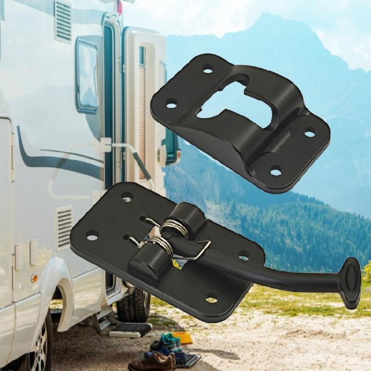 Heavy Duty Door Stop Hook Protective Motorhome Door Positioner Easy Operate Campers Door Security latches Quick Installs