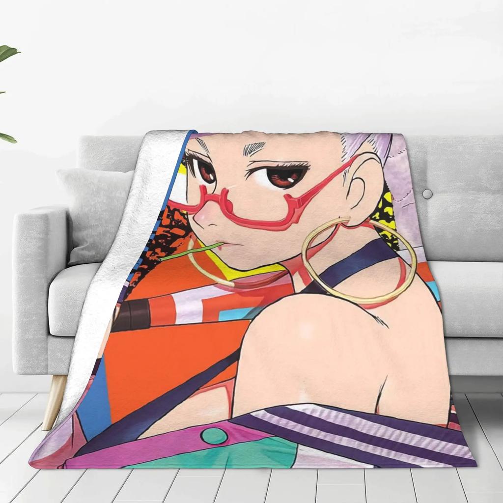 Seiko Ayase Dandadan Blanket Super Soft Plush Throw for Kids Flannel Bedspread Outdoor Use Bed Cover