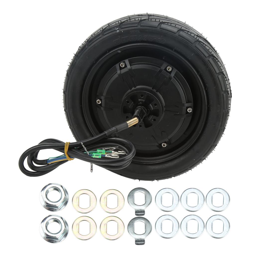 10-дюймовый мотор-колесо для электровелосипеда с вакуумной шиной 36-60 В 500-1200 Вт IP54 водонепроницаемый для электровелосипеда, скутера, мотоцикла