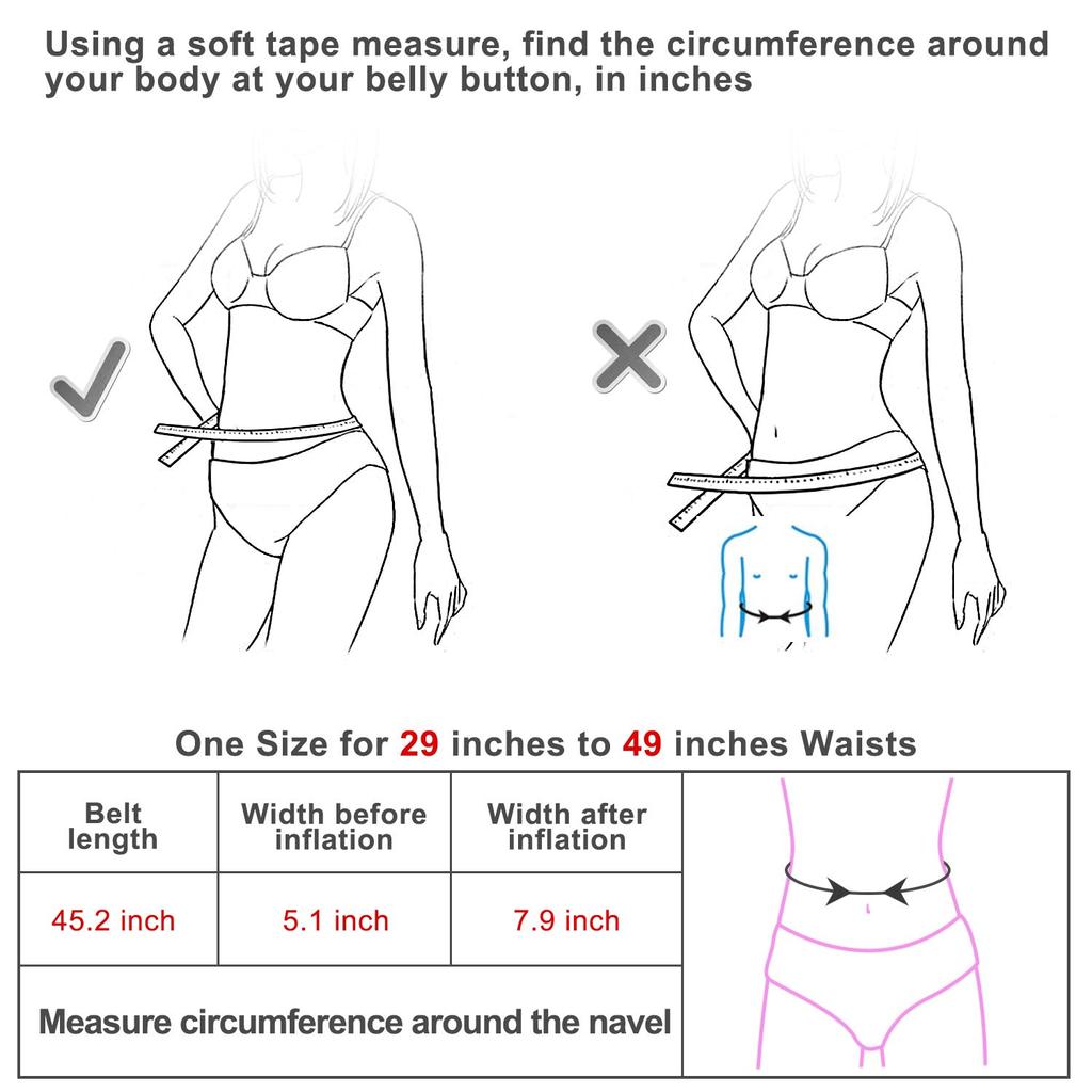 Decompression Belt Back Brace Lumbar Support and Extender Belt Pain Relief Massager Physical Therapy Healthy Care