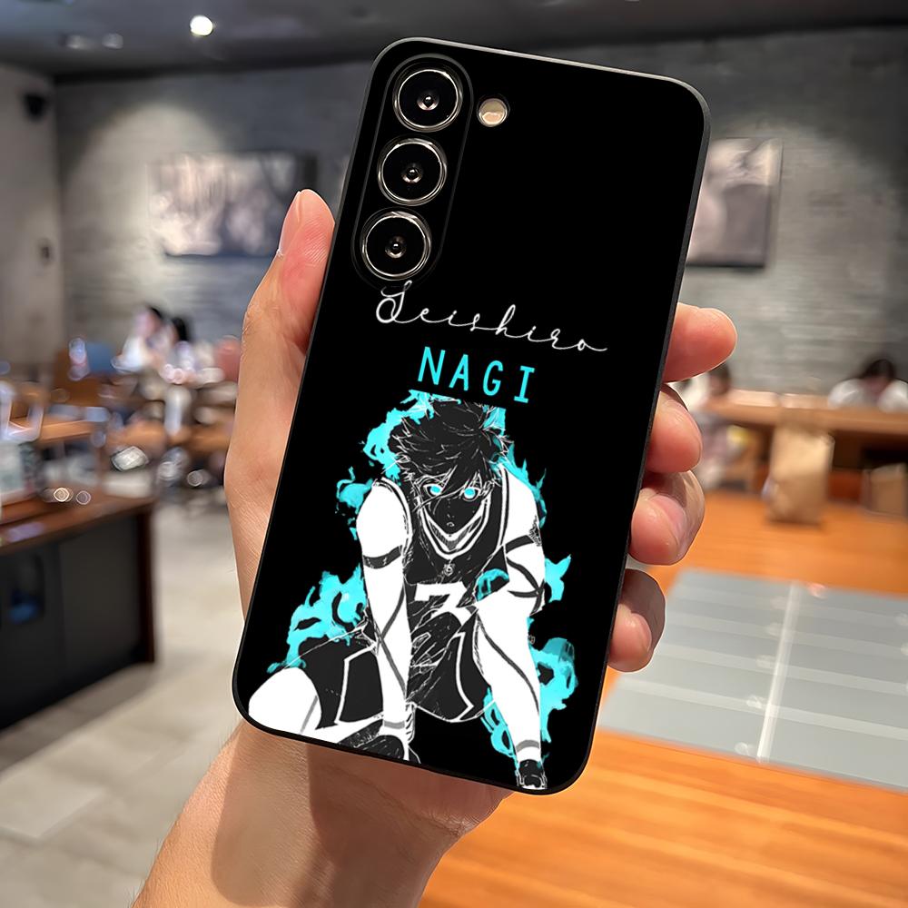 Чехол для телефона Аниме Blue Lock Для Samsung S23 Ultra S24 S22 S20 Fe S21 Plus Galaxy A54 A34 A24 A53 A13 A16 Задняя крышка