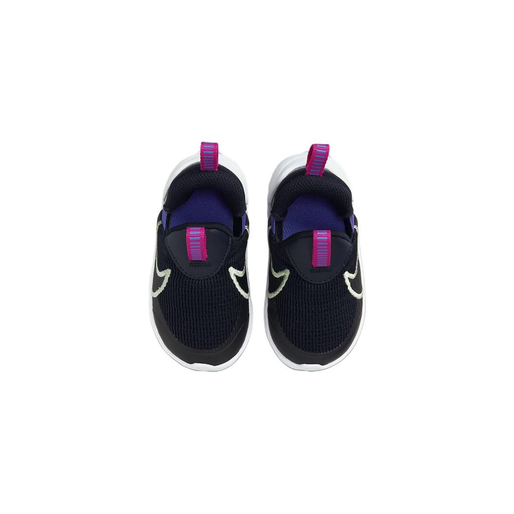 Nike Кроссовки Flex Plus 2 TD Navy Honeydew Baby, цвет синий, темно-обсидиановый, огненно-ягодный DV8998-400