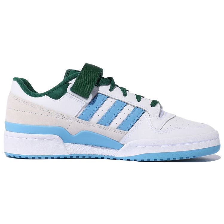 adidas Forum Low White Blue Green Кроссовки унисекс FY6816