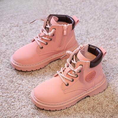 Новые осенние ботинки Martin для детей среднего и большого размера, детские модные ботинки в британском стиле