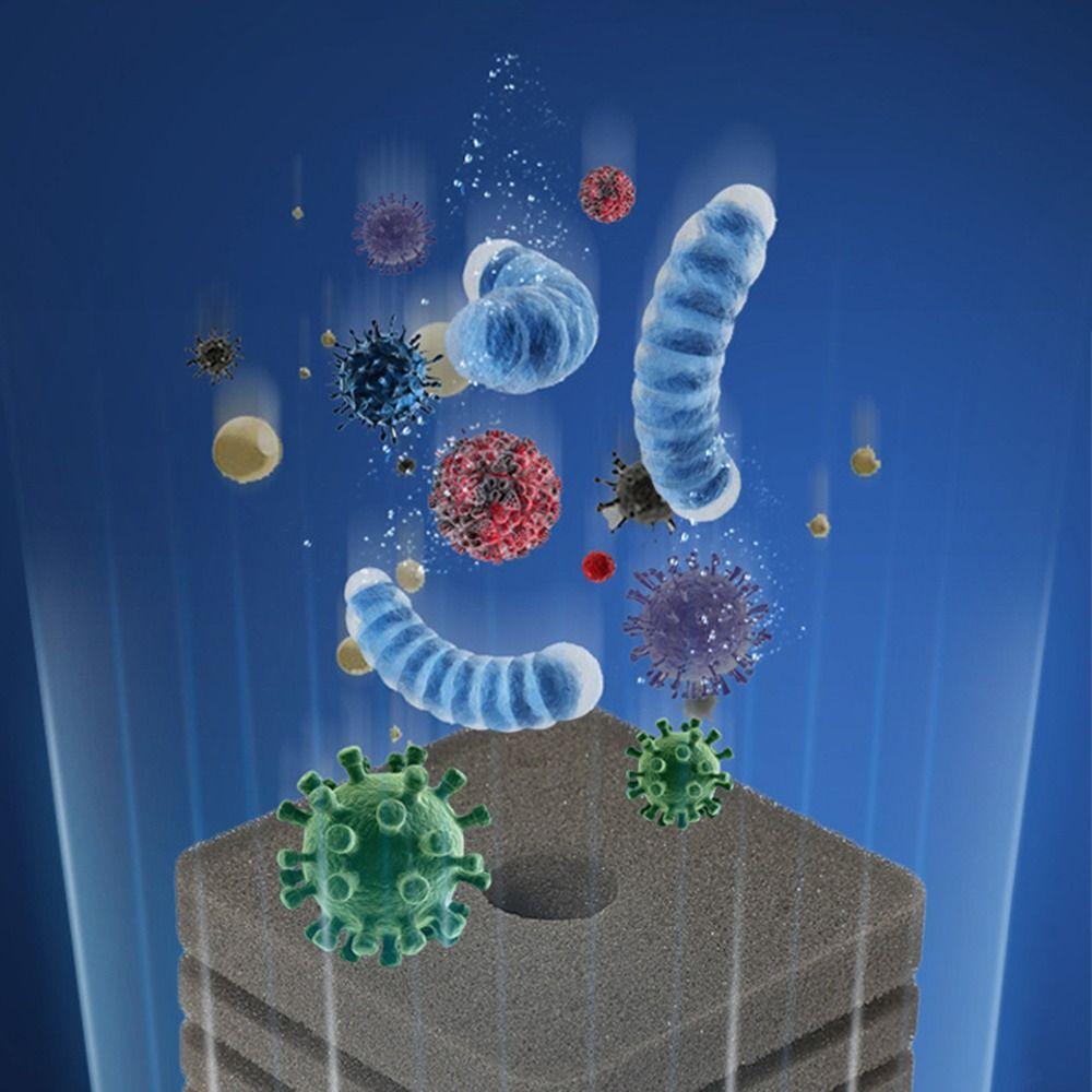 Black Shrimp Pond Air Pump Mute Fish and Shrimp Tank Aerator Bio Sponge Filter Fish Tank