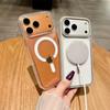 Тонкий Магнитный Защитный Чехол для Телефона Magsafe для Apple IPhone 17 Air 16 Pro Max Plus Прозрачная Жесткая Задняя Крышка