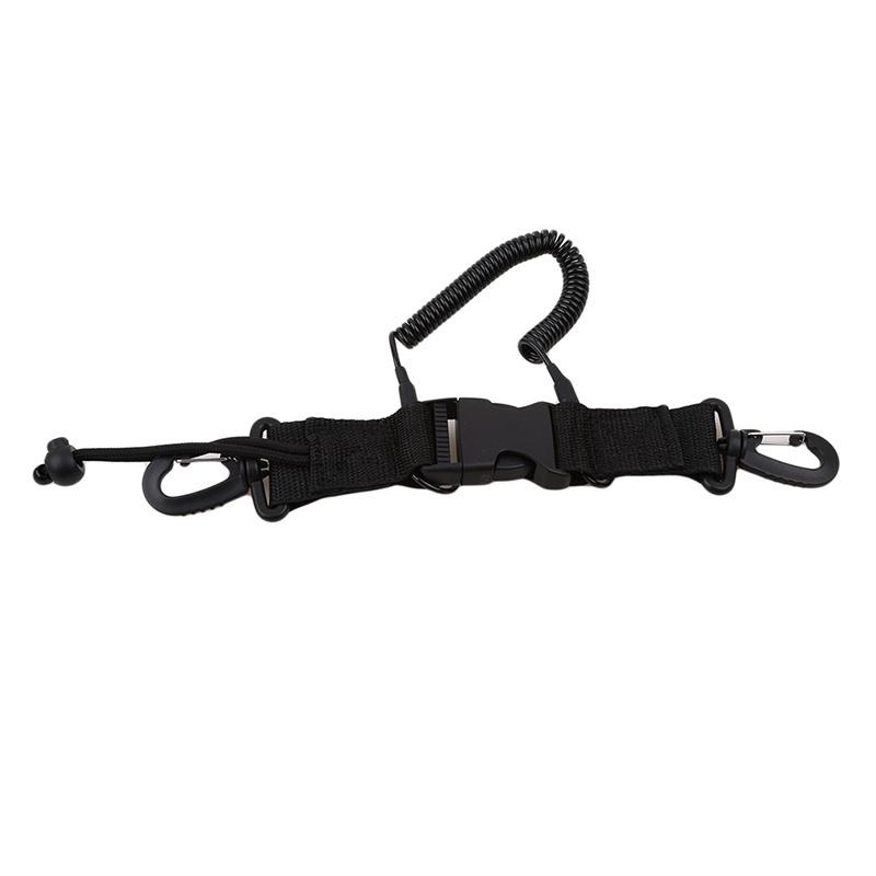 1 Piece Scuba Diving Dive Canoe Camera Lanyard with Quick Release Buckle and Clips Sports Accessory