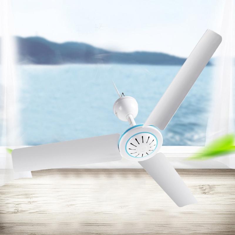 Для DC 12V 27.5 до 47.2 дюймов Потолочный вентилятор для столовой гостиной дома спальни