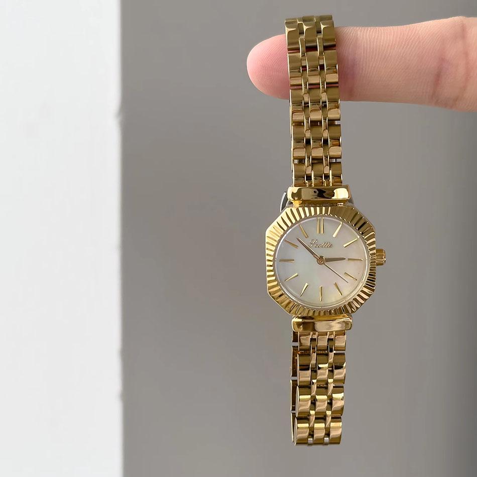 Scottie Watches For Woman Simple Fashion Temperament Stainless Steel 3ATM Waterproof Quartz Ladies Watch Elegant Accessory