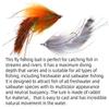 4Colors Big Articulated Streamer Fly Tying Fishing Lure 2Hooks Big Game Streamer Fly Metal Fish Mask Fly Fishing
