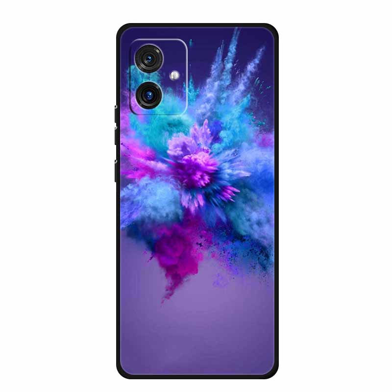 For Motorola G14 4G Case Animals TPU Silicone Soft Cover Phone Cases for Moto G14 G 14 MotoG14 PAYF0010IN Shockproof Wolf Fundas