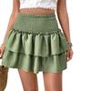 Women's Skirt Summer Short Skirt Pleated Layered Skirt