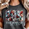Comfort Colors Horror Movie Shirt: The Boys of Winter, Halloween Villains