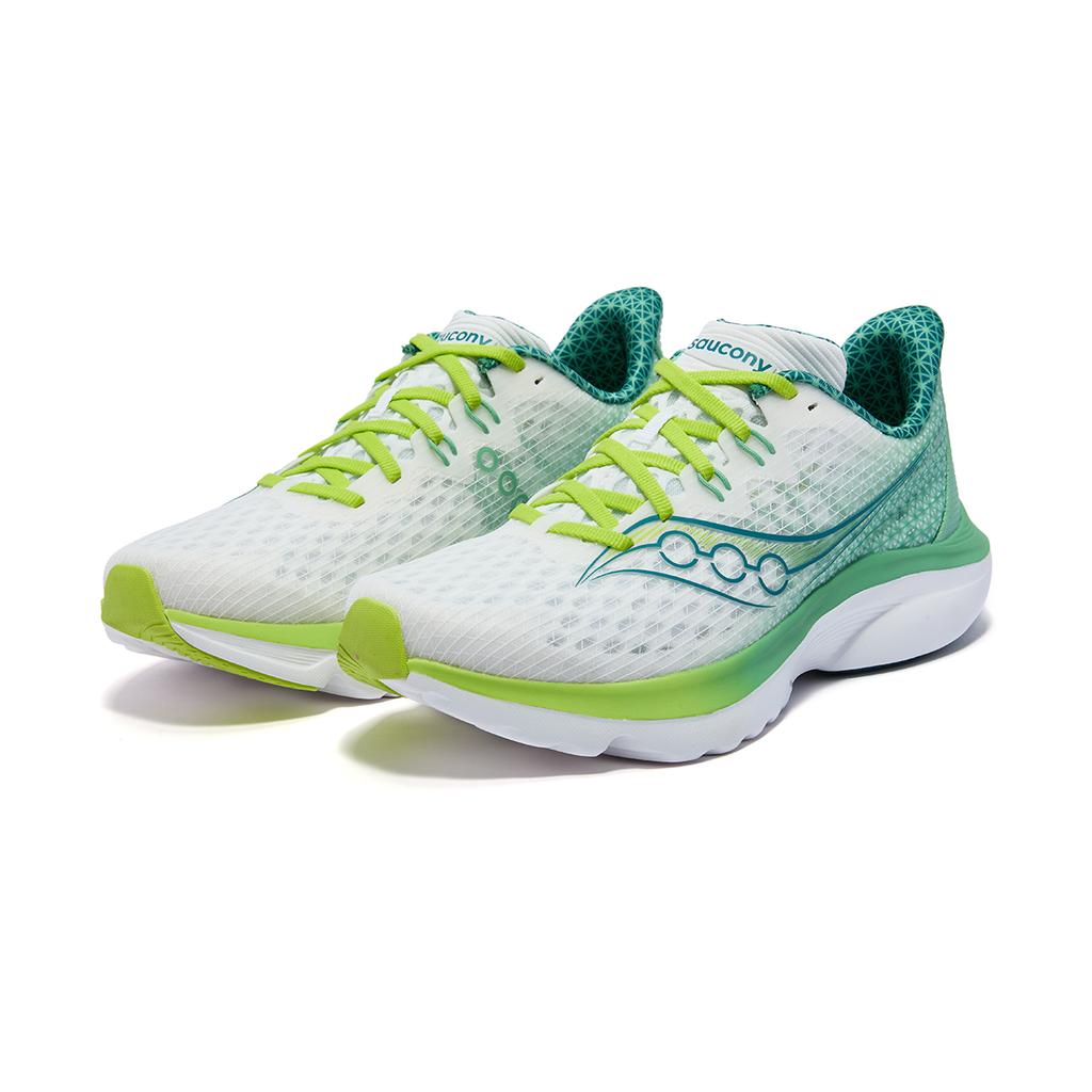 SAUCONY Kinvara 16 Удобные Мягкие Сбалансированный Отскок Беговые Кроссовки Унисекс беговые кроссовки Белый S31020-501