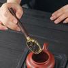 Teaspoon Divided Teaspoons Wooden Long Handle Alloy Spoon Tea Ceremony Tea Shovel Tea Spoons Tea Taking Tool