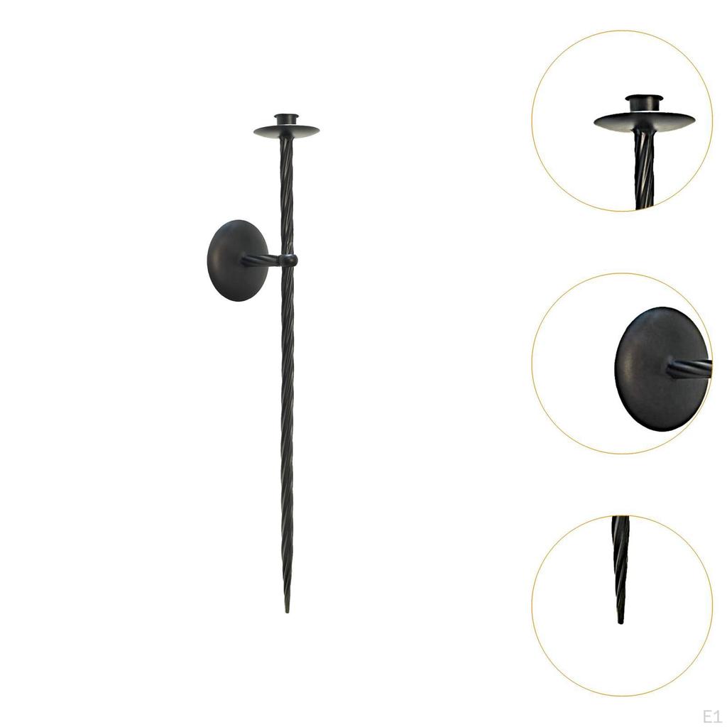 Настенные бра под свечи Шикарный металлический большой подсвечник для офиса, столовой, прихожей