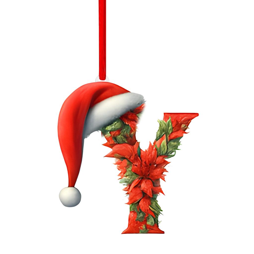 26 Letter,Christmas,Ornaments,Acrylic,1