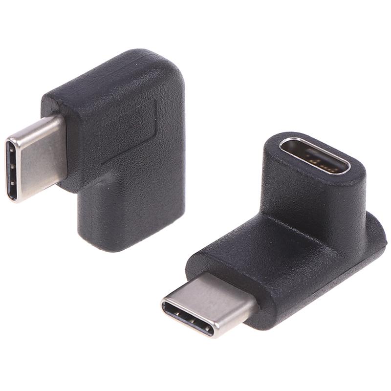 Right Angle 90 Degree Usb 3.1 Type C Male To Female Usb-C Converter Adapter