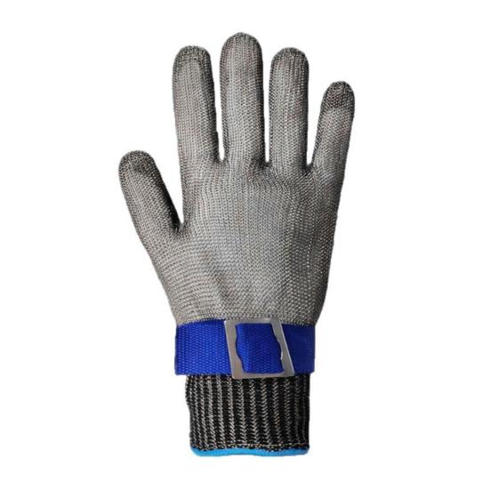 1 шт. Рабочая перчатка устойчивая к порезам, Металлическая перчатка из нержавеющей стали для металлообработки, работы по дереву, кухни, мясника, разделки устриц, мандолин