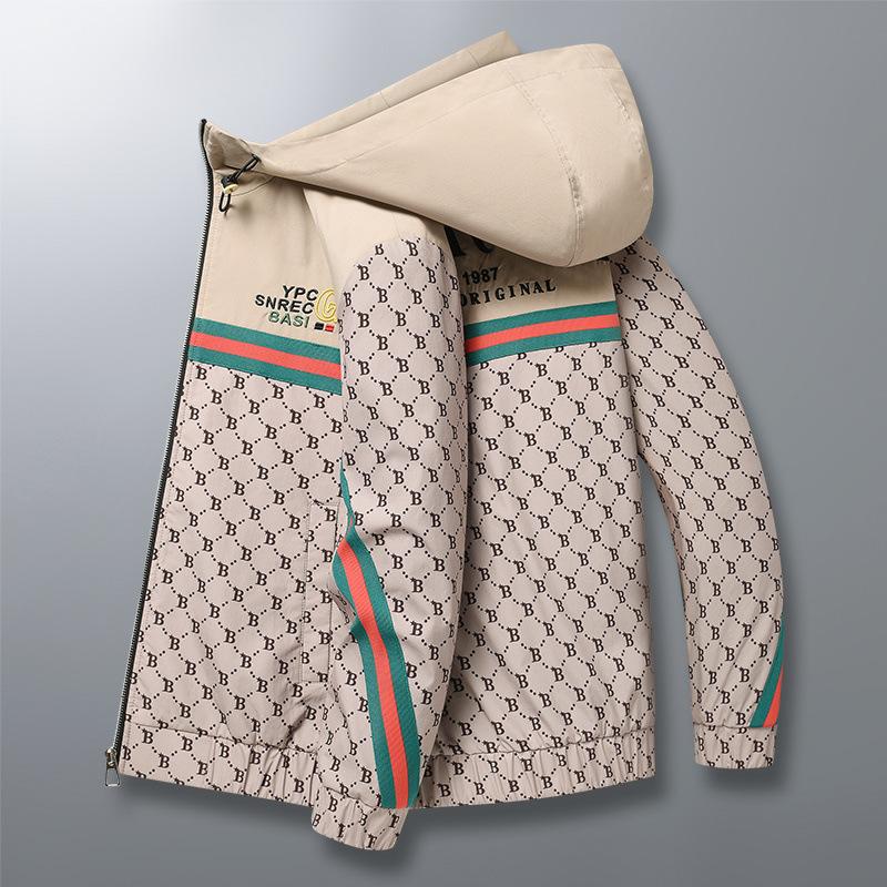 Куртка Новая весенне-осенняя тенденция Повседневная молодежная куртка с капюшоном