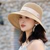 Праздничная соломенная шляпа, женская летняя шляпа от солнца, пляжная шляпа для путешествий на море, шляпа от солнца