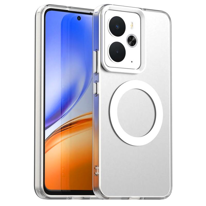 Для Realme 14 5G Чехол Крышка Realme 14 5G Capas Прозрачная Беспроводная Зарядка Кольцевой Магнитный Матовый Прозрачный Fundas OPPO Realme 14