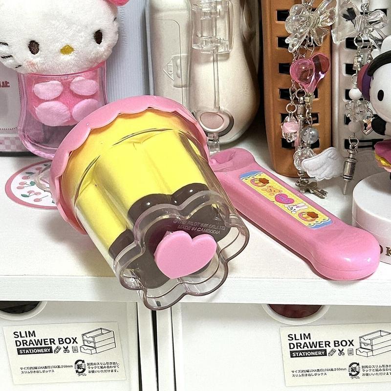 Mimu Doll Feeding Pudding Set - Pretend Dessert Play for Dolls Kids Includes Pudding Cups Pink Spoon China Origin