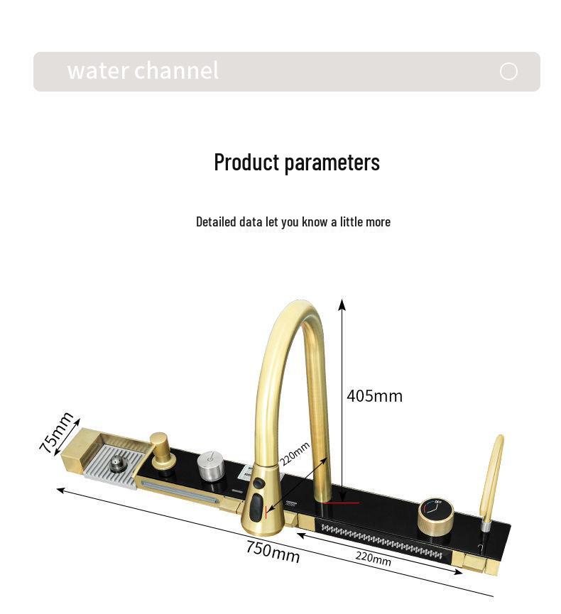 Кухонная мойка из нержавеющей стали 304 Golden Whale с цифровым дисплеем - Большая одинарная чаша для мытья посуды и овощей