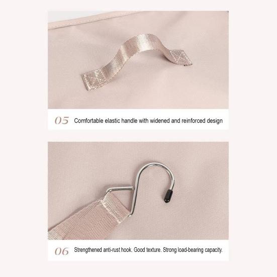 Дорожная сумка для хранения Пятислойная Большая вместимость Складная конструкция Подвесной органайзер Легкий Портативный Подвесной несессер