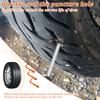 120 Pcs Tire Repair Rubber Nail Kit Motorcycle Vacuum Tyre Repair Nail Kit with 2 Screwdriver Tire Puncture Repair Accessories
