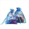 Packaging Pouches Wedding  Favor Wrapping Supplies Hot Stamping Organza Bag Drawstring Candy Pouch