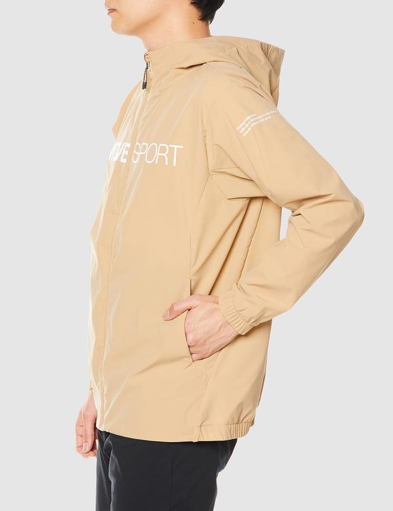 Ветровка Descente легкая водоотталкивающая эластичная с капюшоном тренировочная BG L [Move Sports] мужская