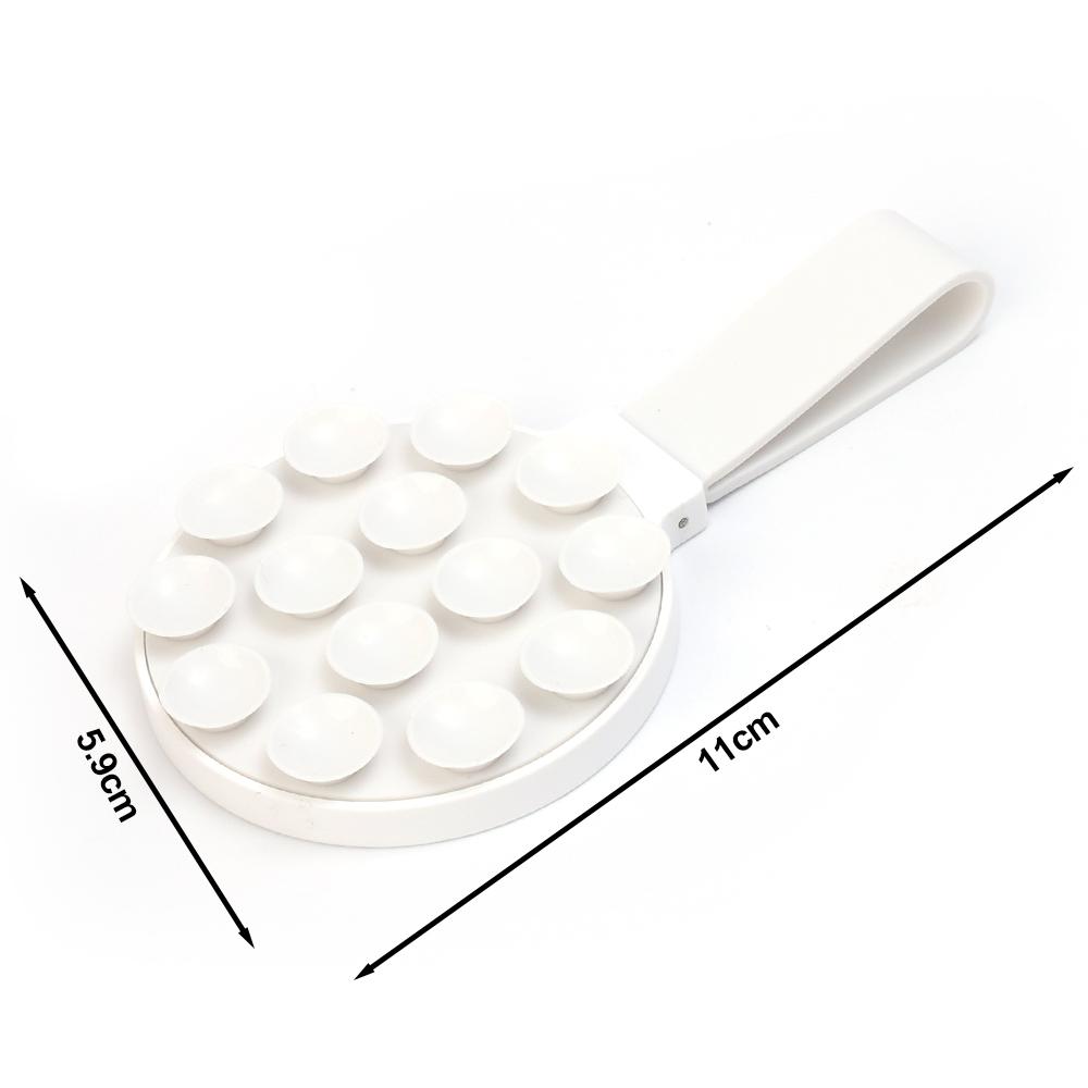 Магнитный держатель для телефона на присоске, цветное зеркало, силиконовый чехол-подставка с присоской для душа, держатель для iPhone 15 14 Magsafe