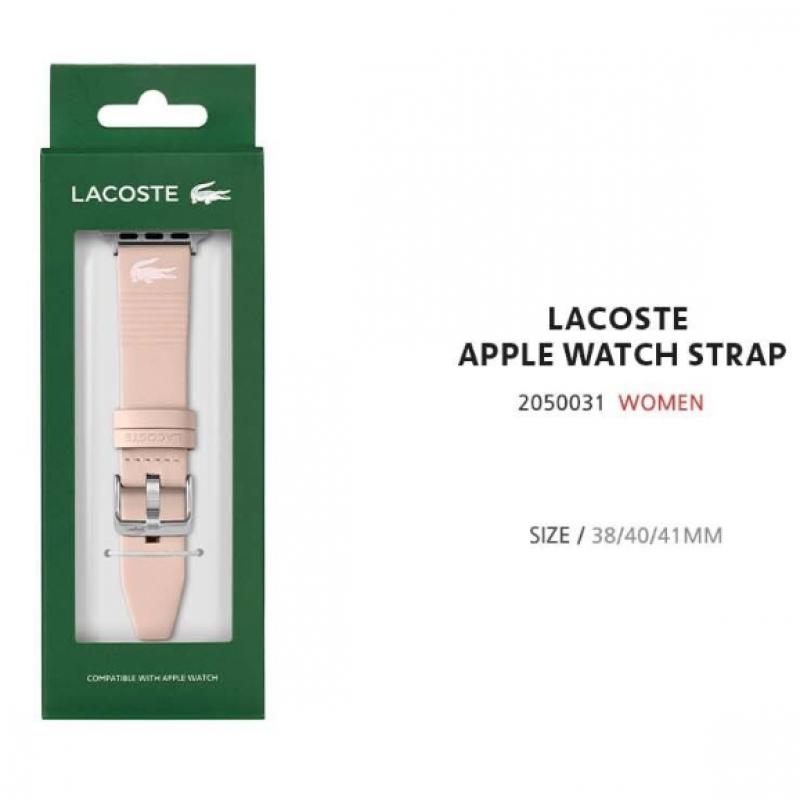 Lacoste Официально импортированный кожаный ремешок для Apple Watch 38 40 41 мм 2050031