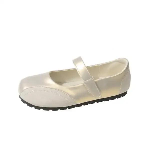 2024 Обувь для женщин 2024 Балетки с закрытым носком Повседневные женские кроссовки Мягкая женская обувь Круглый носок Разноцветные новые балетки