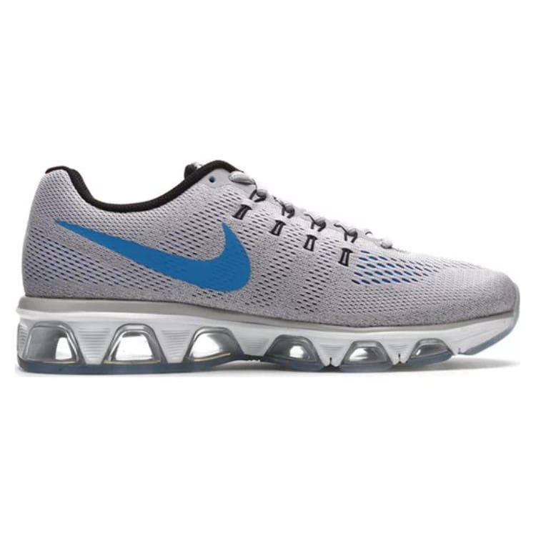 Nike Air Max Tailwind Износостойкие Дышащие Низкие Беговые Кроссовки Мужские Серебристо-серые 805941-014
