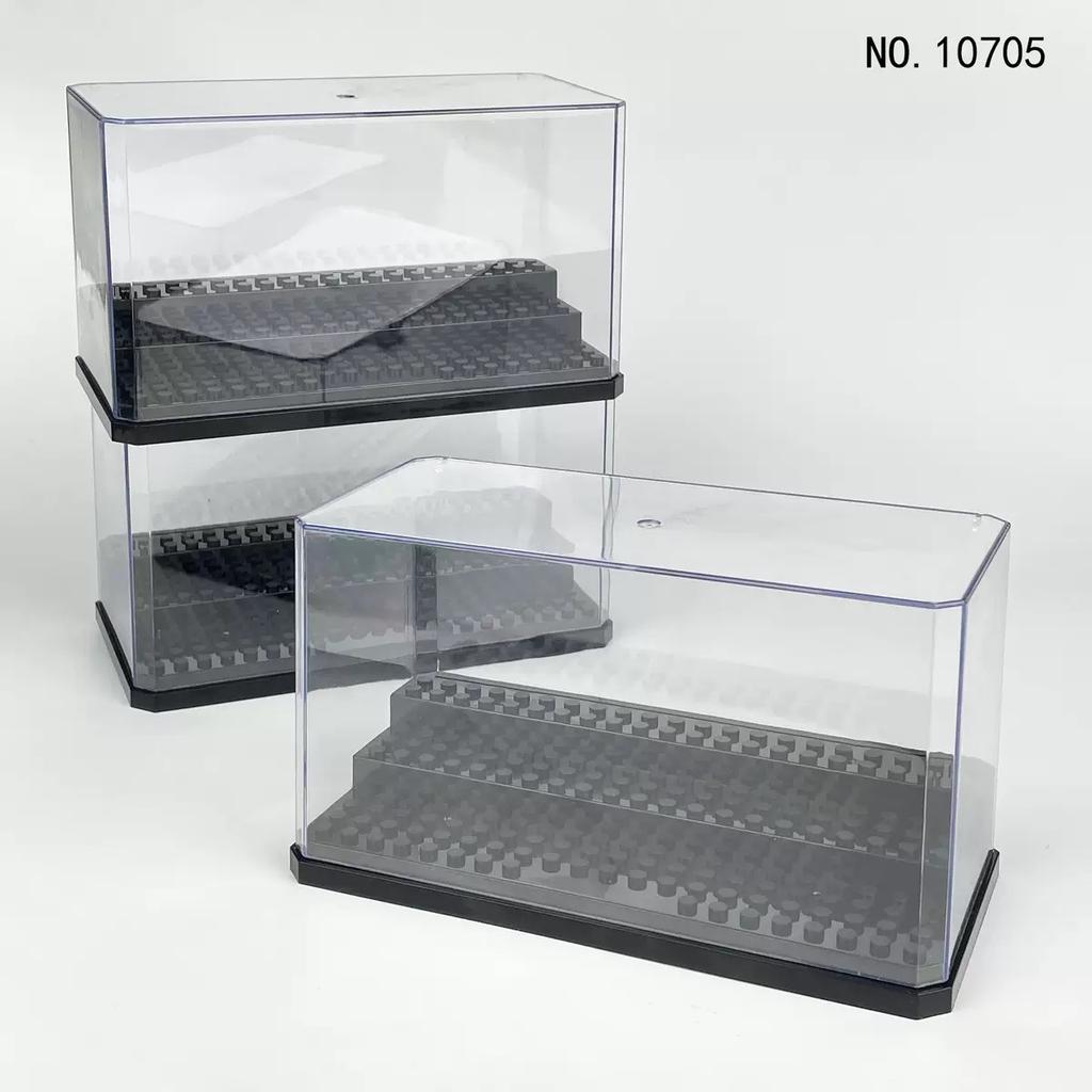 Dustproof Acrylic Mini Figure Model Collection Display Box Building Block Storage Plexiglass Showcase