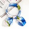Professional Flight Attendant Small Scarf Headscarf 50 Silk Scarf Small Square Scarf Women Spring Summer Autumn Thin Fashion