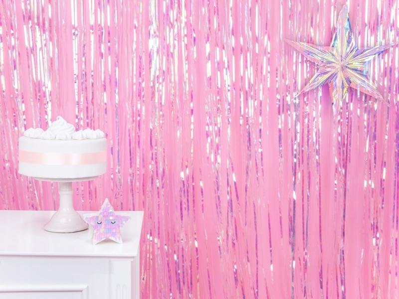 Party Curtain, Iridescent, 90X250 , 1 Piece